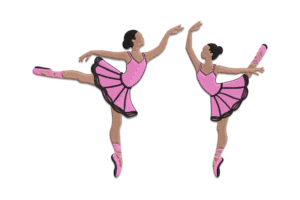 Ballet Dancer Embroidery Design