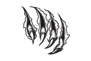 Claw Marks Embroidery Design