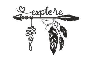 Explore Arrow and Feathers Embroidery Design