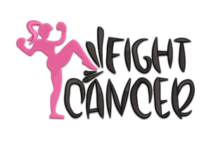 Fight Cancer Embroidery Design
