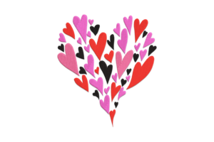 Heart Burst Embroidery Design