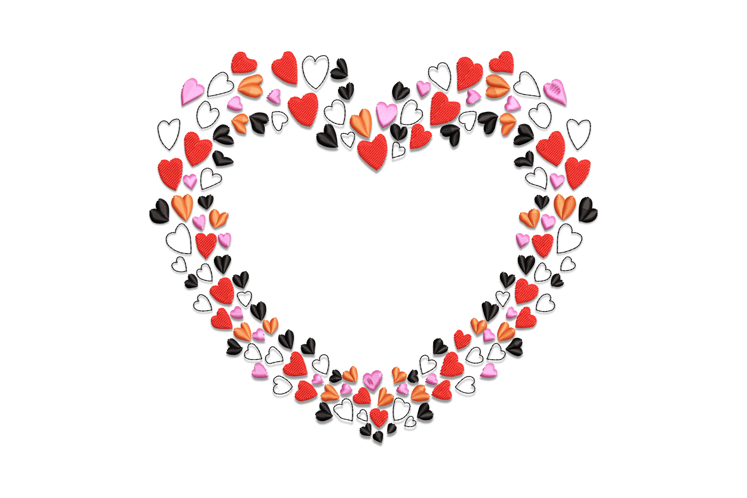 Free Heart Frame Machine Embroidery Design