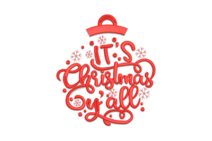It’s Christmas Y’all Embroidery
