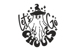 Let’s Go Ghouls Embroidery Design