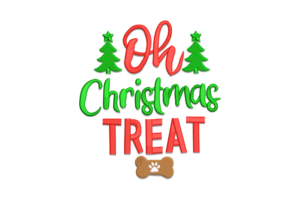 Oh Christmas Treat Embroidery Design