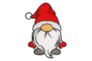 Premium Christmas Gnome Embroidery Design