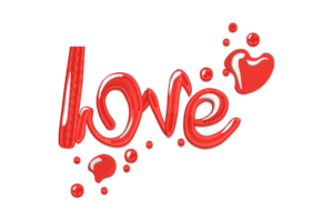 Love Script Embroidery Design