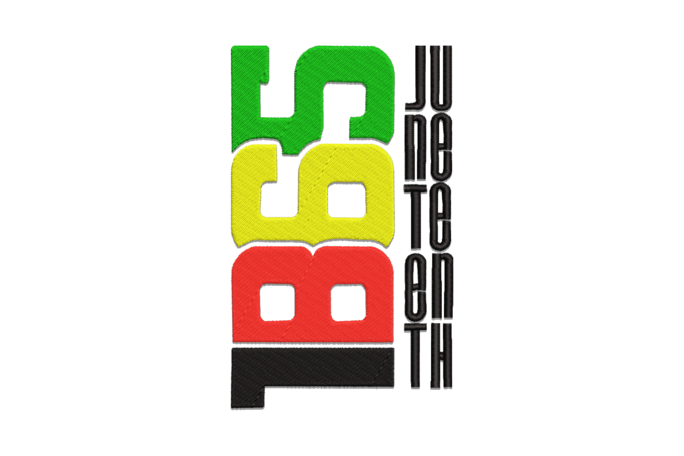 1865 Juneteenth Embroidery Design