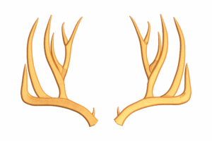 Antler Horn Embroidery Design