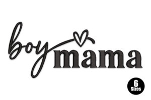 Boy Mama Embroidery Design