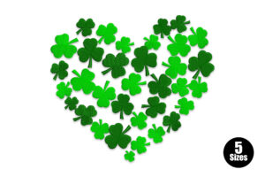 Clover Heart Embroidery Design