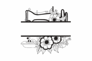 Elegant Floral Sewing Machine Embroidery Design