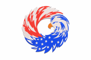Elegant Patriotic Eagle Embroidery Design