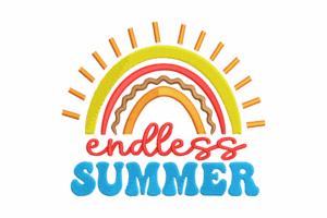 Endless Summer Embroidery Design