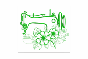 Floral Sewing Machine Embroidery Design