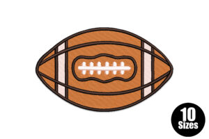 Football Embroidery Design