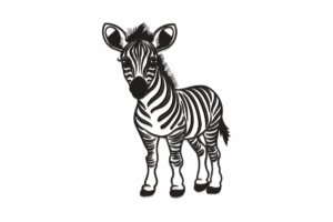Free Baby Zebra Embroidery Design