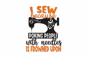 Funny Sewing Embroidery Design