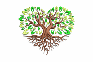 Heart-Shaped Tree of Life Embroidery Design