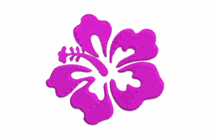 Hibiscus Flower Embroidery Design