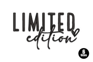 Limited Edition Embroidery Design