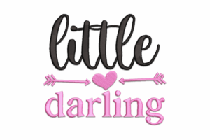 Little Darling Embroidery Design