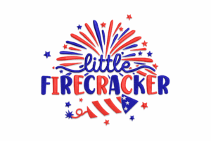 Little Firecracker Embroidery Design