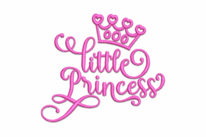 Little Princess Machine Embroidery Design