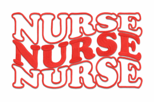 NURSE Embroidery Design