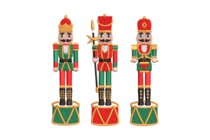 Nutcracker Soldiers Embroidery Design