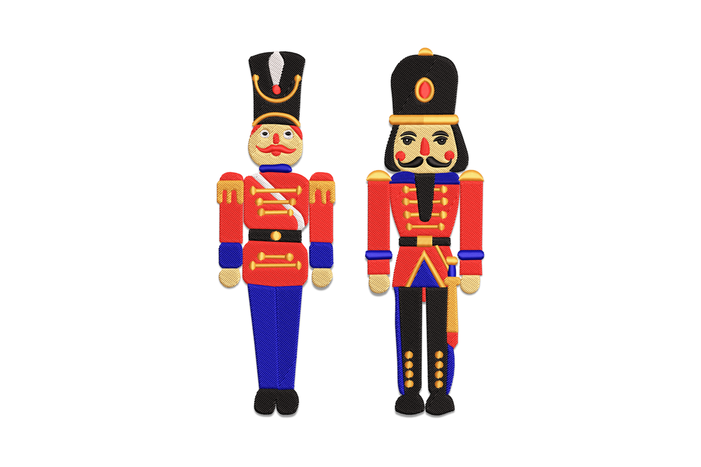 Premium Christmas Nutcracker Soldiers Embroidery Design