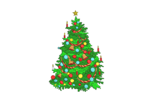 Premium Christmas Tree Embroidery Design