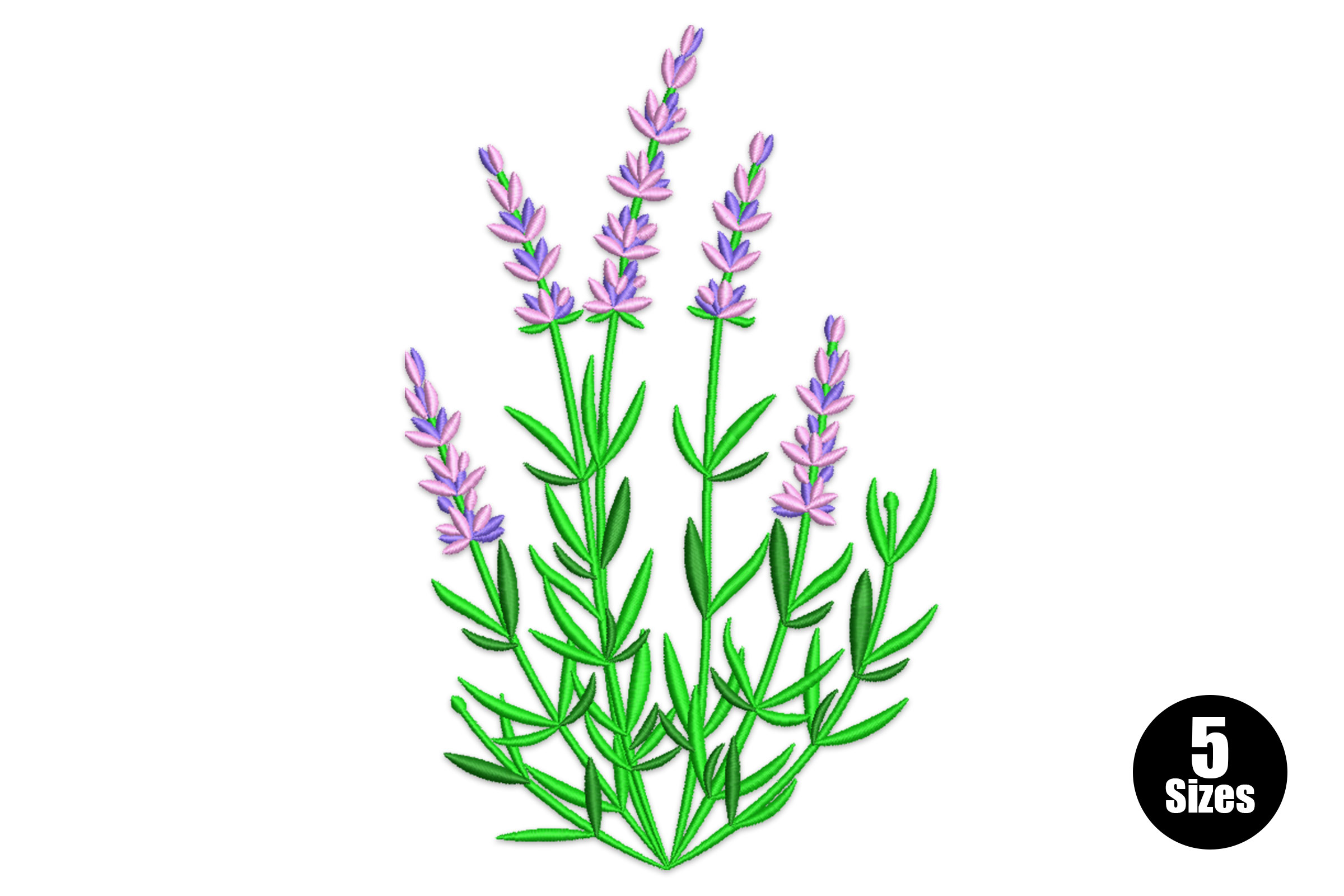 Premium Lavender Embroidery Design