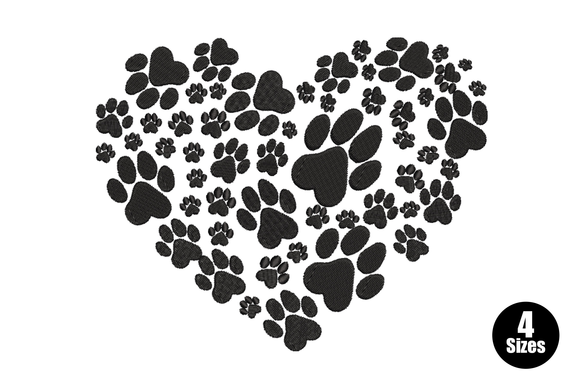 Premium Quality Paw Print Heart Embroidery Design premium-quality-paw-print-heart-embroidery-design
