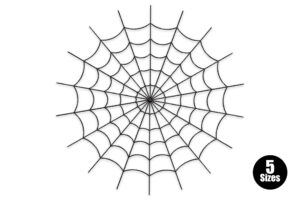 Premium Spider Web Embroidery Design
