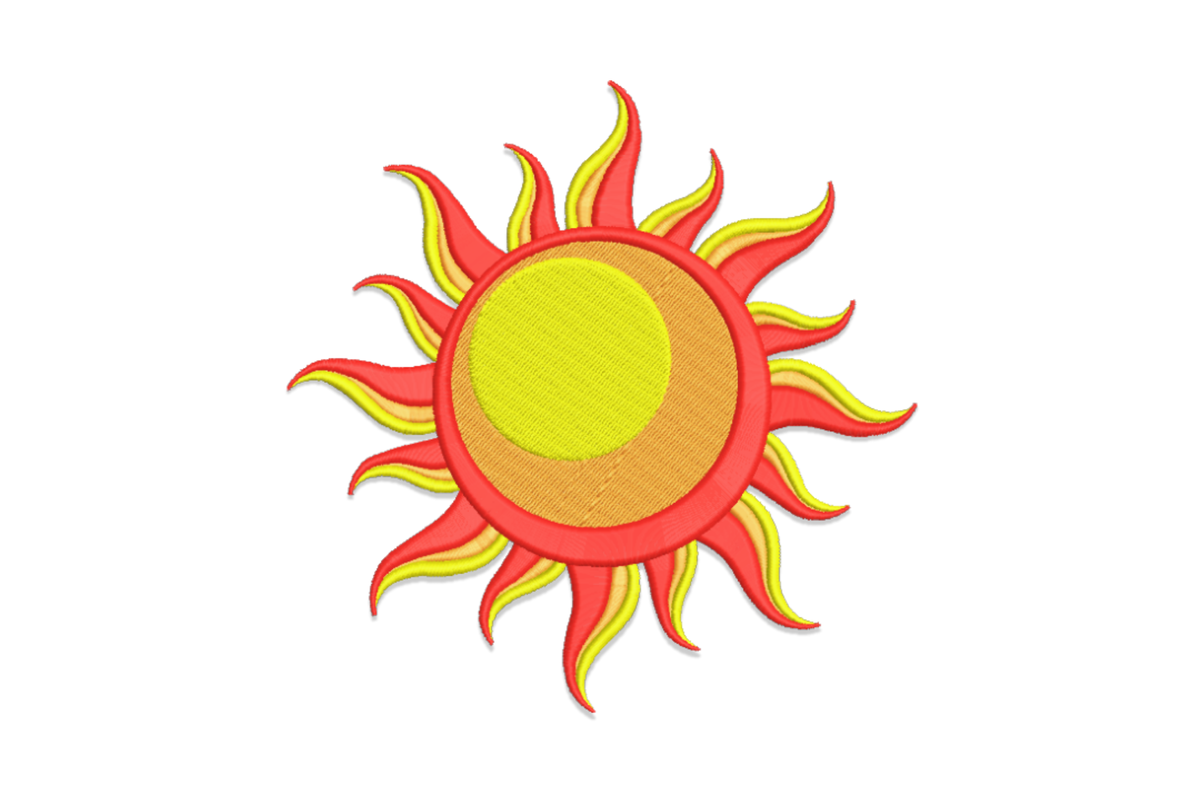 Free Radiant Tribal Sun Embroidery Design - Embroidery Lover
