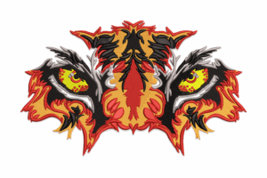 Tiger Eyes Machine Embroidery Design