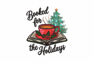 Booked for the Holidays Embroidery Design