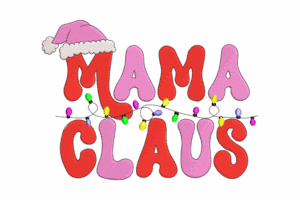 Christmas Mama Claus Embroidery Design