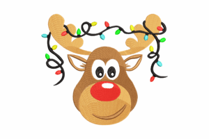 Fun Holiday Animal Stitch Embroidery Design