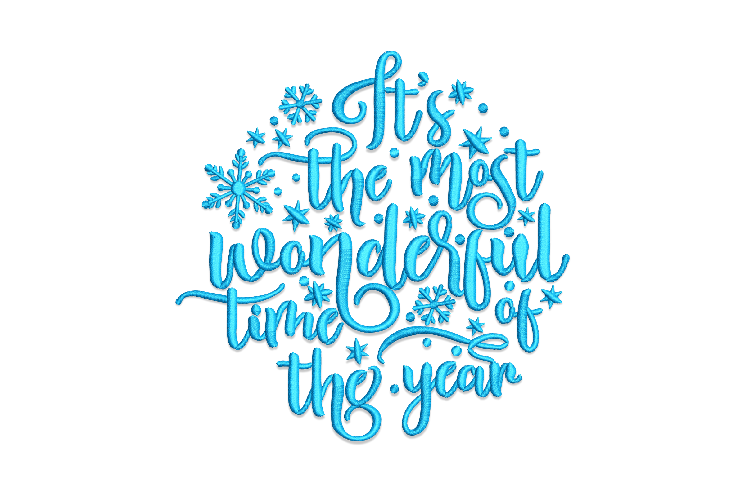 It’s the Most Wonderful Time of the Year Embroidery Design
