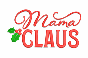 Mama Claus Machine Embroidery Design