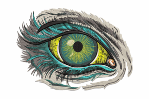 Mystic Eye Embroidery Design