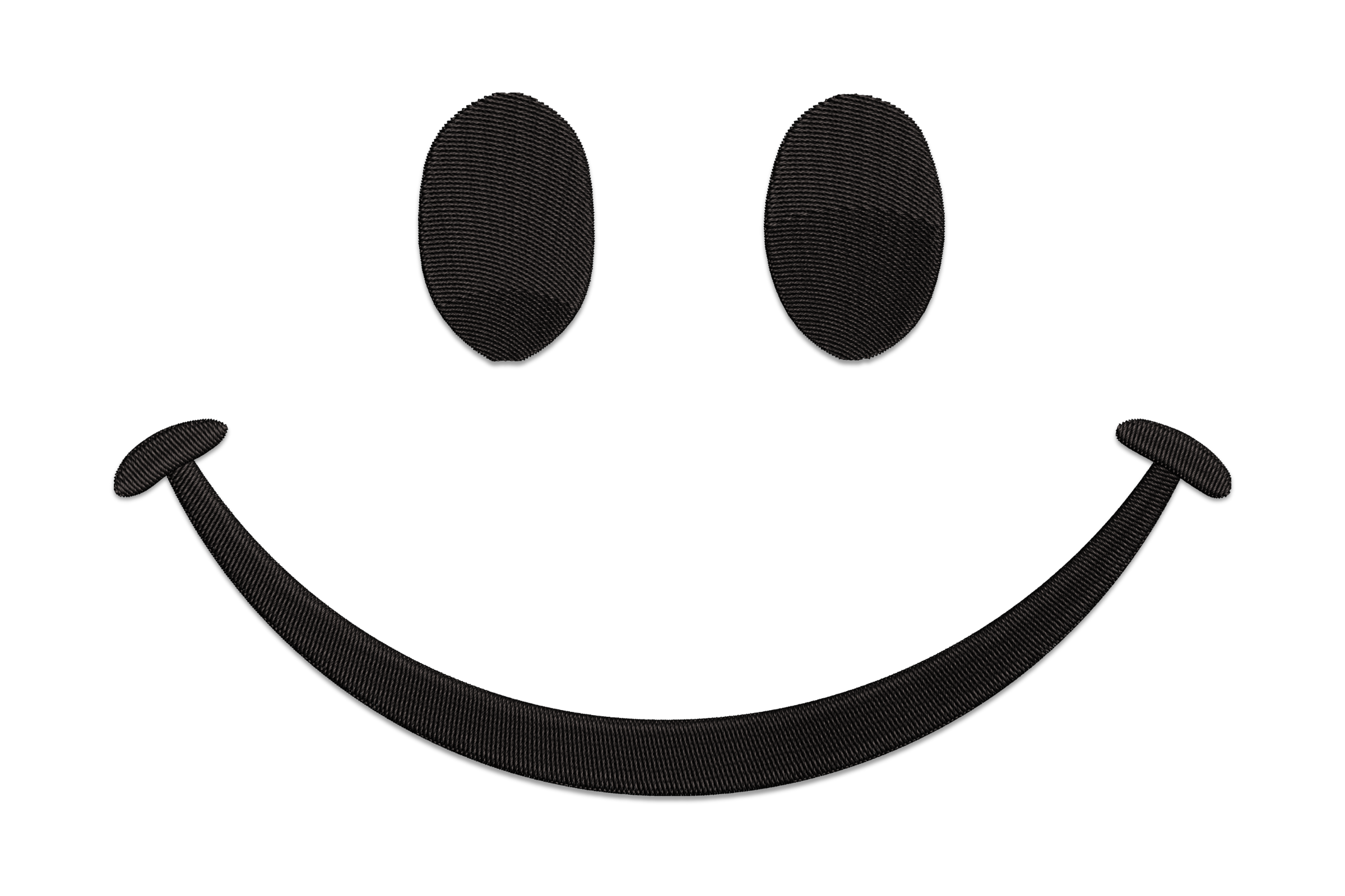 Smiley Face Embroidery Design