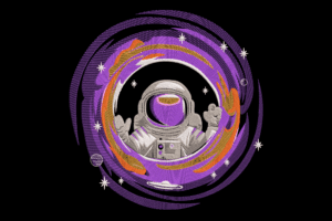Space Embroidery Design