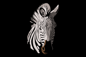 Zebra Head Machine Embroidery Design