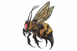 Bumblebee Machine Embroidery Design