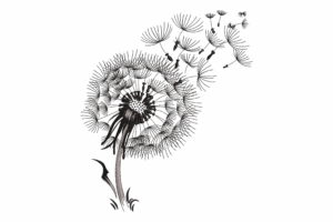 Dandelion Embroidery Design