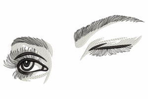 Eyes Embroidery Design