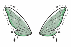 Fairy Wings Embroidery Design